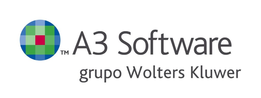 logo a3 software wolters kluwer, programa de contabilidad, programa de nominas
