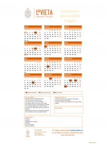 Calendario laboral aragon 2023 pdf para imprimir festivos aragon 2023 calendario del trabajador aragon 2023