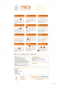 Calendario laboral cantabria 2023 pdf para imprimir festivos cantabria 2023 calendario del trabajador cantabria 2023